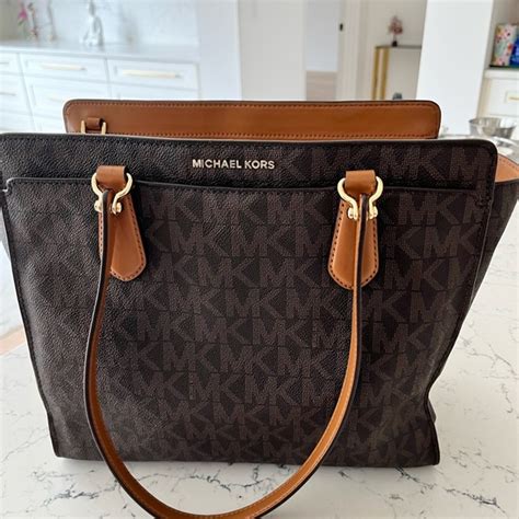 michael kors dee dee leather tote|MICHAEL Michael Kors Dee Dee Large Signature Convertible .